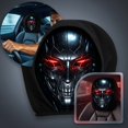 thumbnail image 4 of Ghost Face Headrest Covers, Scary Covers for Cars, Stretchy Seat Headrest Protector, Funny Cover for Auto, Vehicle, Truck, SUV, Washable Elastic Fabric, Interior Accessories（B), 4 of 6