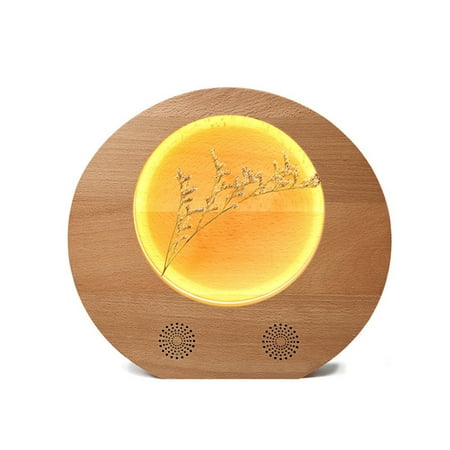 

Wooden Moon Light LED Moon Night Light Speaker Music Player for Midautumn