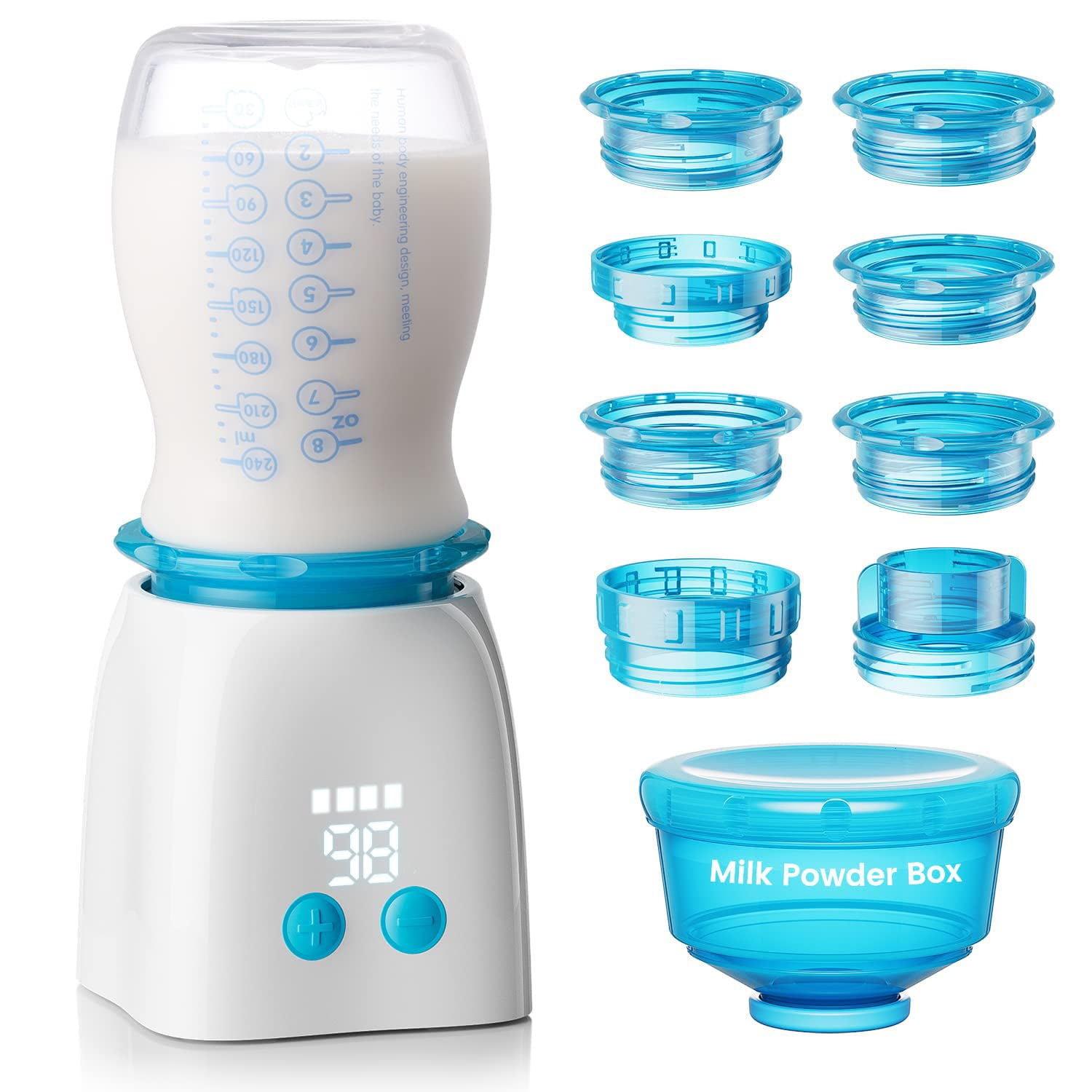 Portable Baby Bottle Warmer Wireless, Baby Food Heater, Defrost BPA