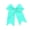 Aqua, variant on Jumbo Bow Clip with Tails (Aqua)