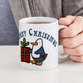 thumbnail image 6 of CafePress - Christmas Penguin Mug - 11 oz Ceramic Mug - Novelty Coffee Tea Cup, 6 of 6