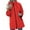 Red, variant on Women's Lightweight Waterproof Hiking Jacket with Adjustable Hood Outdoor Windbreaker Packable Raincoat for Travel