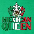 thumbnail image 5 of Wild Bobby Mexican Queen Latin Pride Women Tri-Blend Racerback Tank Top, Envy, Medium, 5 of 5