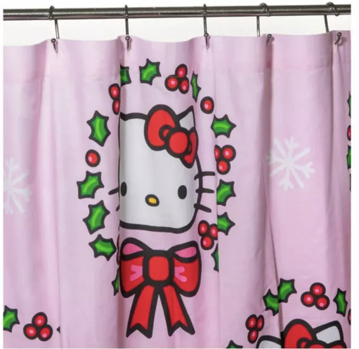 Hello Kitty "Holly Jolly" Shower Curtain