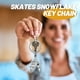 thumbnail image 2 of Patines Llaveros de nieve Llavero creativo Bolso Colgante Adorno Llavero Colgante, 2 of 5