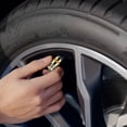 thumbnail image 4 of Tire Pressure Monitoring Valve, Tire Pressure Sensor Indicator, Easy-To-Read 3-Color Indicator Light, Suitable For Most Cars (Silver, 4-Pack), 4 of 6