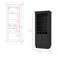 thumbnail image 7 of CoSoTower Bar Cabinet Provo, Living Room, Black, 7 of 7