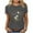 #0253-Dark Gray, variant on Sokhug T Shirts for Women Crewneck Flowers Graphic Tees Summer Cute Shirts Short Sleeve Tops