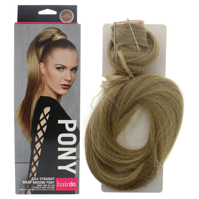 Hairdo Poney Droit - R14 88H Blé Doré pour Femmes - Extension de Cheveux 25 Pouces