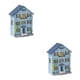 thumbnail image 4 of Casas de muñecas DIY con muebles Bewildely Kit de construcción en miniatura ligero Tipo 1 2Conjunto, 4 of 6