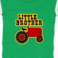 thumbnail image 4 of Inktastic Red Tractor Little Brother Boys Baby Bodysuit, 4 of 5