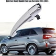 thumbnail image 4 of Exterior Rear Right Passenger Side Chrome Door Handle for Kia Sorento 2011 2012 2013 2014 2015 OE# 826512P010 836622P010, 4 of 7