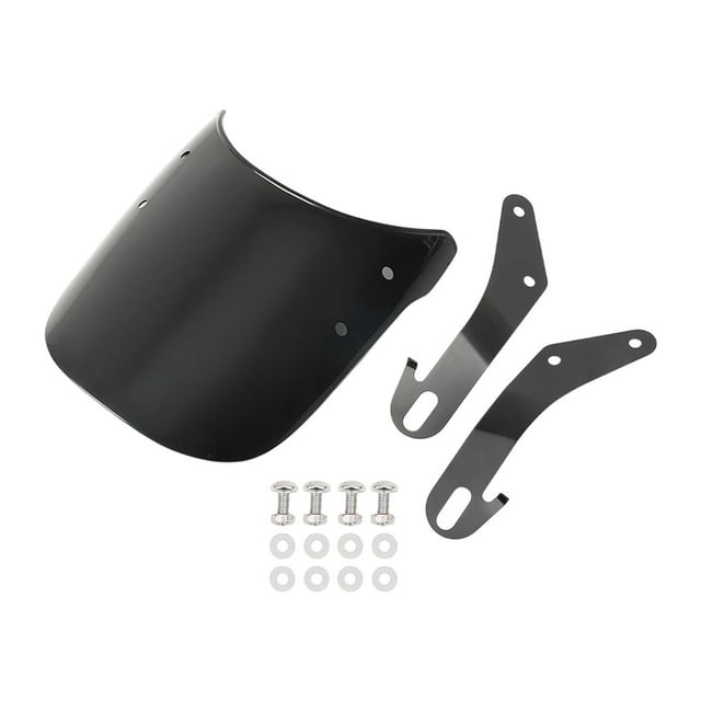 Scooter de parabrisas de motocicleta Wndshield High Performance Fácil instalación de la pantalla del viento Deflector de bicicleta eléctrica Wndshield Negro