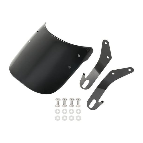 Parabrisas de motocicleta: reemplazo directo de accesorios de alto rendimiento para motocicletas. Negro