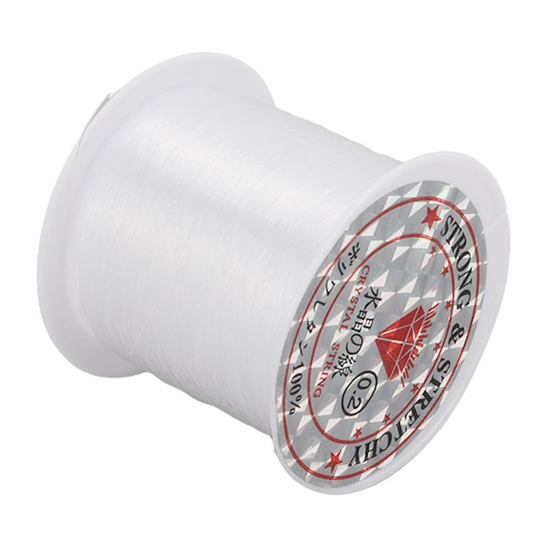 Clear Nylon Thread, Exquisite Handicrafts 0.2mm / 142yd 1 Roll Easy To Hide  Practical Multifunction Clear Fishing Line For Ornament Hanging For Jewelry  Making 