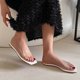 thumbnail image 4 of Amzcrzy Zapatos de mujer,Zapatos de mujer,Zapatillas de mujer, Sandalias planas de mujer, sandalias de playa para mujer, zapatillas casuales antideslizantes de verano Sandalias Mujer Zapatillas De Ca, 4 of 6
