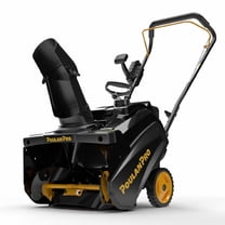Poulan Pro Single Stage Gas Snow Blower 18" with Electric Start, 190° Remote Chute Control