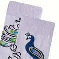 thumbnail image 3 of Peacock Socks from the Sock Panda (Adult Medium - Women's Shoe Sizes 5-10), 3 of 3
