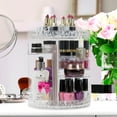 thumbnail image 2 of Sorbus Rotating Cosmetic and Makeup Organizer, Clear Plastic Storage with Multi-Tier Shelves and Slots, 2 of 8