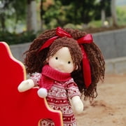 BlissfulPixie Waldorf Handmade Rag Doll - Personalized Collectors Plush Doll for Kids Birthday Present with Beautiful Present Box - Skylar 12