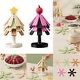 thumbnail image 2 of Posavasos de Silicona con Forma de Árbol de Navidad, Resistente Al Agua y Al , con 4 Posavasos Desmontables, Teteras y Portavasos, Color Amarillo., 2 of 5
