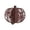 Brown#077, variant on 3-Pack Brown Artificial Paper Pumpkins, Stackable Rustic Fall Decor for Home, Small Halloween Thanksgiving Table Centerpiece, No-Maintenance Neutral Autumn Ornament for Mantel Shelf Entryway