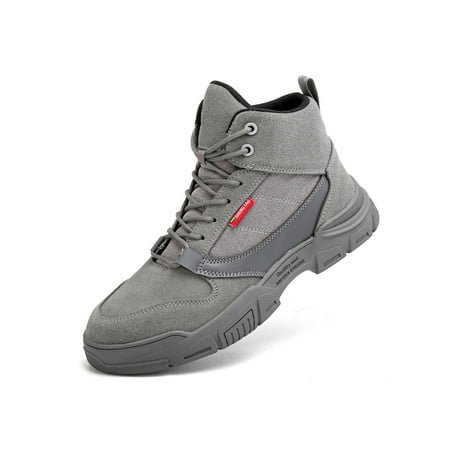 

Steel Toe Boots for Men Women Lightweight Composite Toe Work Shoes Water Resistant Safety Sneakers for Industrial Construction