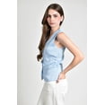 thumbnail image 2 of Blusa tejida sin mangas Roman Fashion /Juvenil, 03253 (Azul cielo) azul cielo EG, 2 of 4