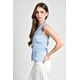 thumbnail image 2 of Blusa tejida sin mangas Roman Fashion /Juvenil, 03253 (Azul cielo) azul cielo M, 2 of 4