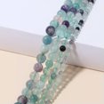 thumbnail image 2 of K-KED Natural Rainbow Fluorite Smooth Round Beads 4mm 6mm 8mm 10mm 15.5"Strand-10 mm, 2 of 6
