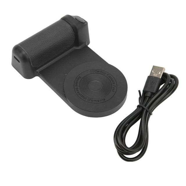 Smart Phone Handle, Anti Slip Magnetic Camera Handle Waterproof Stable for Vlog Shooting Blue,Black