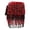 #072 Red, variant on Women's Rainbow Belly Dance Hip Scarf, Dense Sequin and Bead Skirt Wrap Dance Costume, Red,Free Size