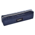 thumbnail image 3 of CoreLiving Small Canvas Zipper Pouch Multi-functional Pencil Case Pen Bag Compact Coin Purse Travel Cosmetic Bag Office Stationery Organizer for Teens Navy, 3 of 10