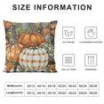 thumbnail image 5 of PHYHOO  Fall Pillow Cover Buffalo Pliad Pumpkin Maple Leaves Decor Autumn Thanksgiving Decorative Farmhouse Seasonal Cushion Case for Sofa Couch (Orange), 5 of 5