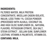(2 pack) Oikos Protein Shake, Shelf Stable, Chocolate, 30g Protein, 12 fl oz, 4 Count Bottles