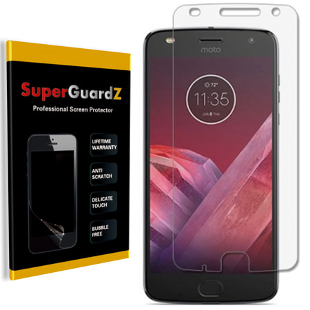 [8-Pack] For Motorola Moto Z2 Play - SuperGuardZ Ultra Clear Screen Protector, Anti-Scratch, Anti-Bubble