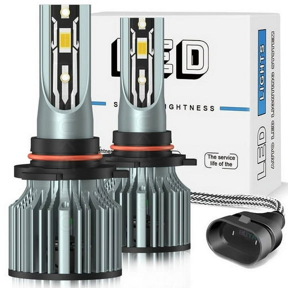 9006 LED Headlight Super Bright Bulbs Kit 6000K White 120W 20000LM HIGH/LOW BEAM