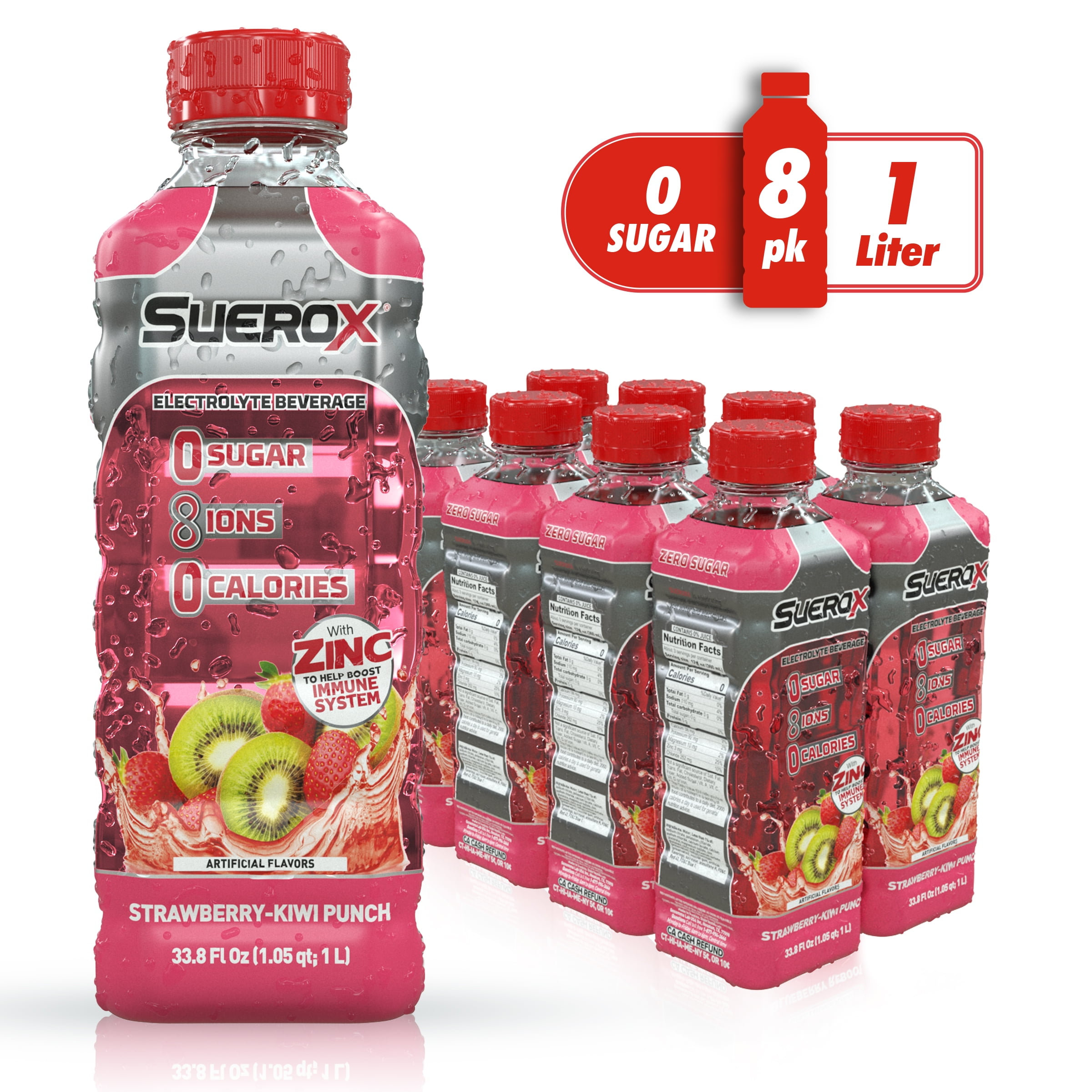 SueroX Zero Sugar Electrolyte Drink for Hydration and Recovery