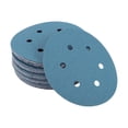 thumbnail image 1 of Discos de Lijado para Automóviles de Madera Unique Bargains 50 Pcs Lijadora de Gancho y Bucles para Trabajos en Madera, Acabado Automotriz 5.91" 7 Agujeros 80 Grano Azul Alúmina de Circonio, 1 of 1