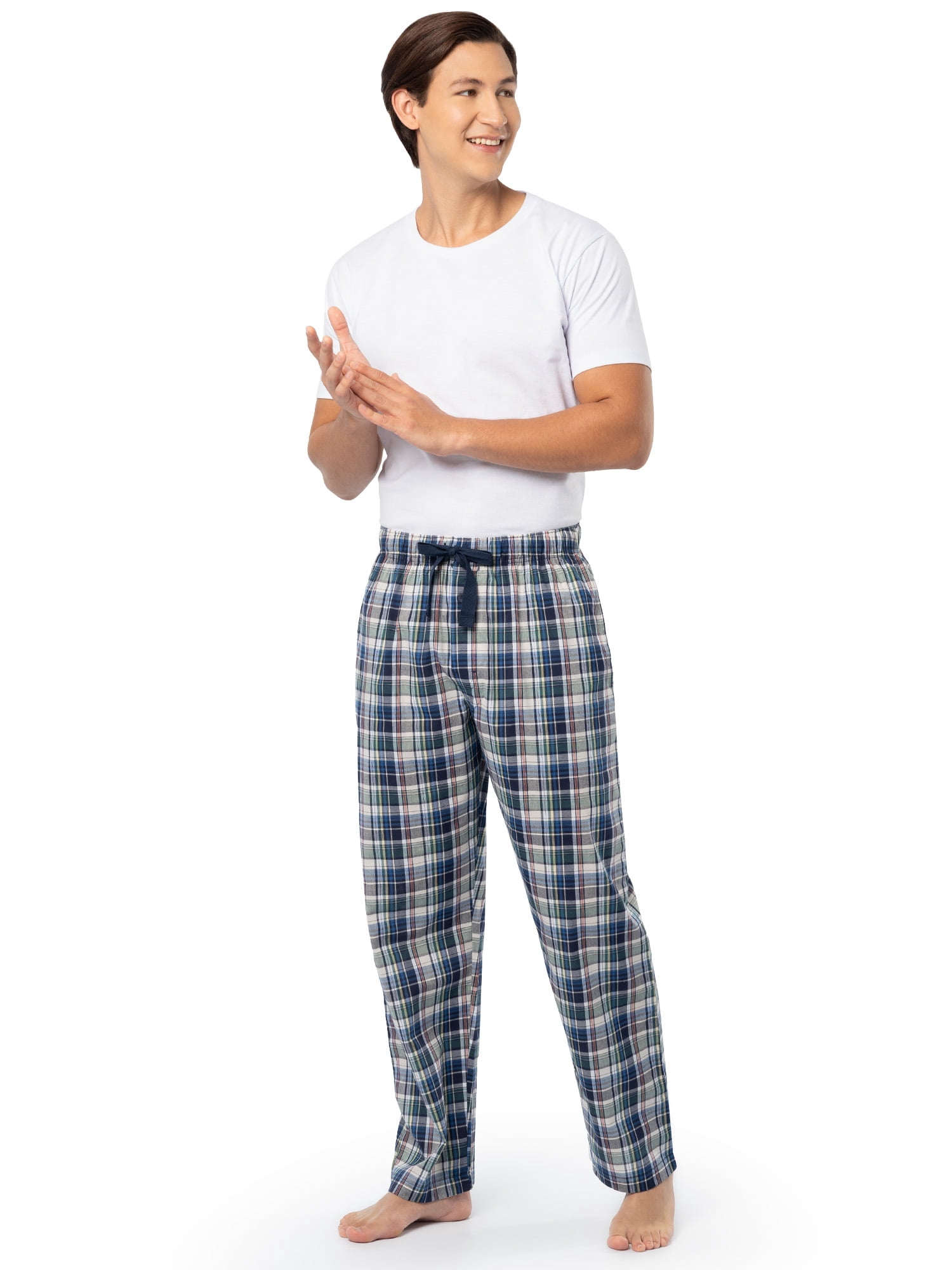 Fruit of the Loom Men's and Big Men's Soft Brushed Woven Sleep Pant, Sizes S-6XL & LT-3XLT
