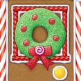 thumbnail image 2 of 12 Pack Beistle Christmas Gingerbread House Door Cover, 2 of 2
