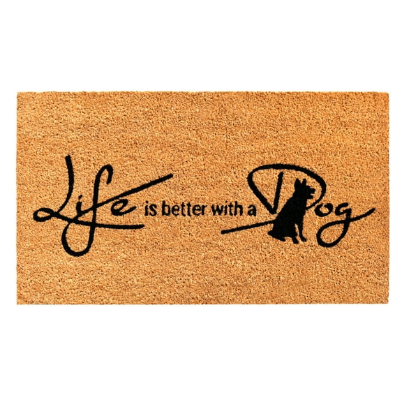 Calloway Mills Life is better with a Dog Doormat