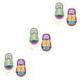 thumbnail image 1 of Wweixi 2pack/lot Tie Shoelaces Toys Essential Tool For Learning How To Tie Shoes Early Educational Toy 3Set, 1 of 6