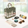 thumbnail image 5 of FORMRS Womens Corduroy Tote Bag Crossbody Shoulder Handbag with Pocket, Cute Snowmen, 5 of 7