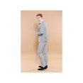 thumbnail image 2 of Men 3pc European Vested Suit WESSI by J.VALINTIN Extra Slim Fit JV44 Houndstooth, 2 of 8