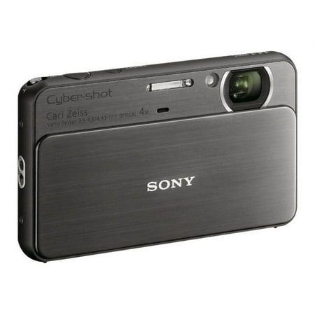 Sony Cyber-shot DSC-T99 - Digital camera - compact - 14.1 MP - 720p - 4x optical zoom - Carl Zeiss - flash 32 MB - black