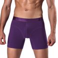 thumbnail image 2 of wendunide men's pants Fashion Men's Sports Long Running Wear Leg Multi-function Boxer Briefs Purple XL, 2 of 6