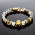 thumbnail image 2 of HOOUN Fashion Men's 8MM Multilayer Wooden Beaded Elasticity Charm Women's Bracelets-60, 2 of 2