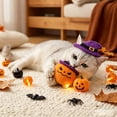 thumbnail image 5 of Halloween Squeaky Dog Toys, Funny Pumpkin Shape Interactive Chew Toys for Puppy Small and Medium Dogs, 5 of 5