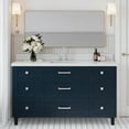 thumbnail image 4 of Ariel B61CWRVOMNB Monroe 60" Free Standing Single Basin Vanity Set - Blue, 4 of 7